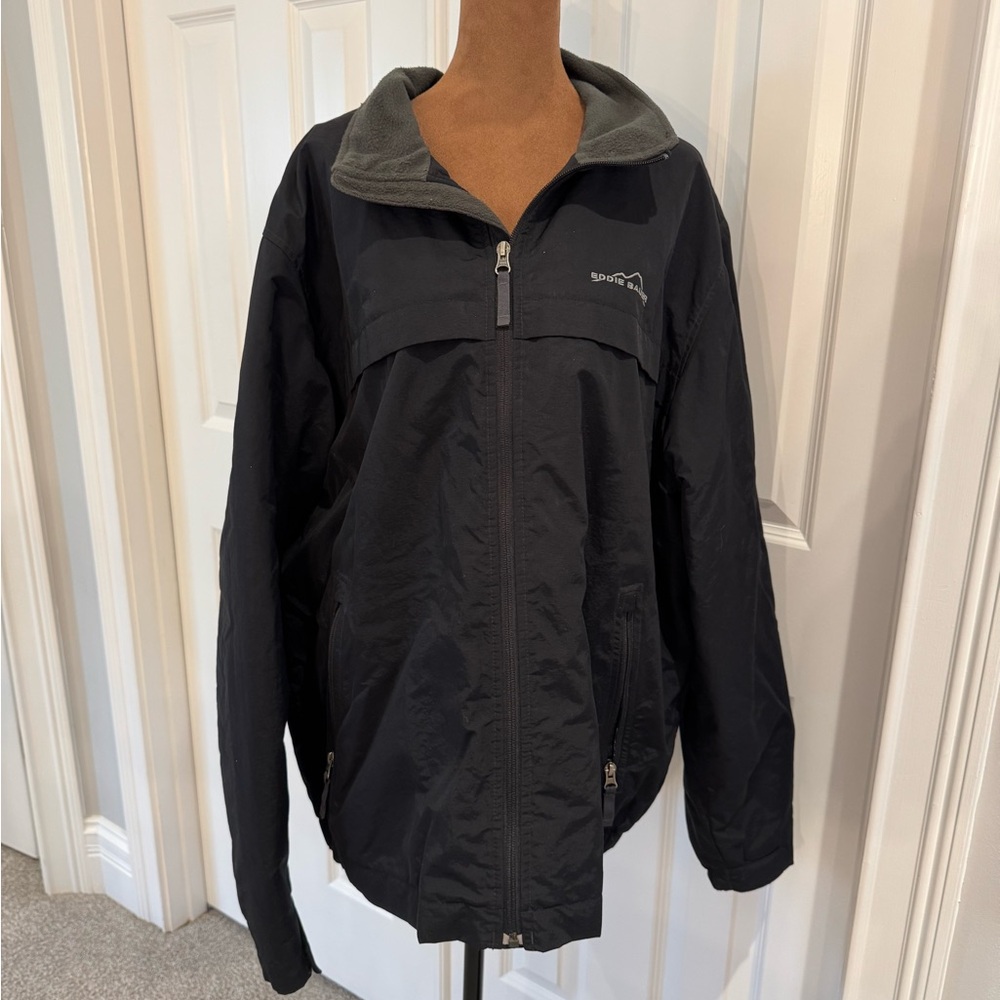 Eddie Bauer Gray Fleece Jacket